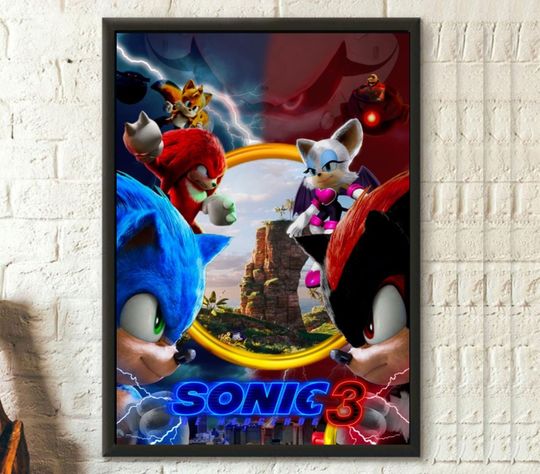 Sonic The Hedgehog 3 Poster