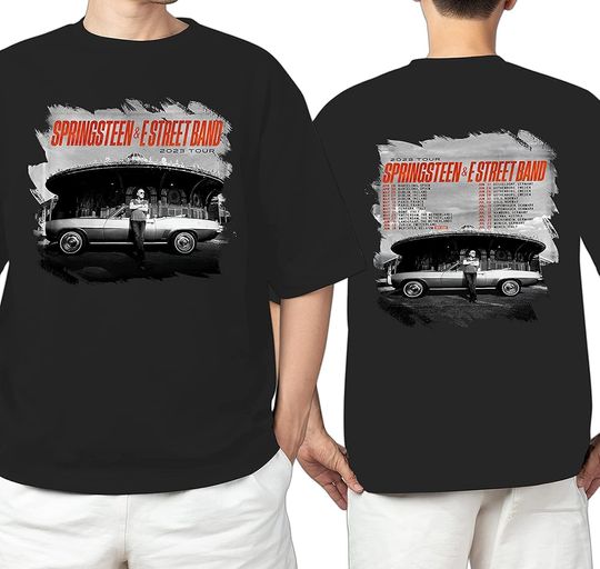 Bruce Springsteen Tour 2023 Unisex Shirt, Vintage Bruce Springsteen Band E Street Concert  Shirt