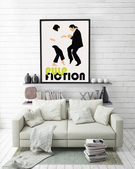 Pulp Fiction Mia and Vince dance, Uma Thurman Poster