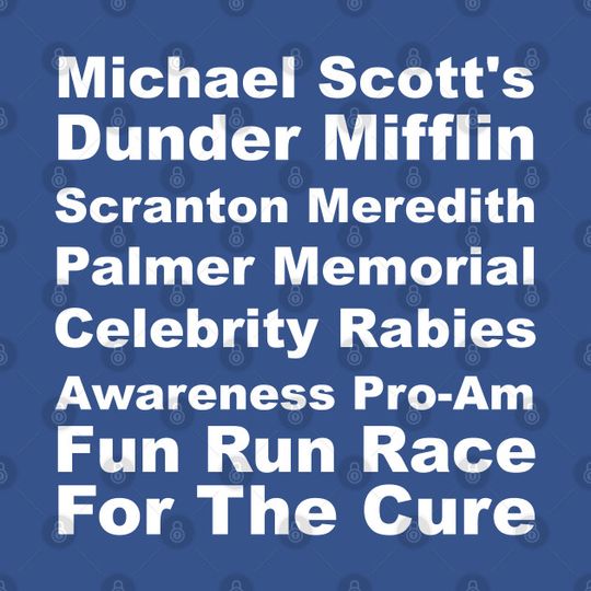 Dunder Mifflin Fun Run Race #1 (Michael Scott) - Paraholix - T-Shirt