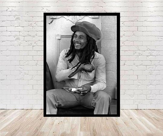 Bob Marley Music Poster Wall Art Home Decor