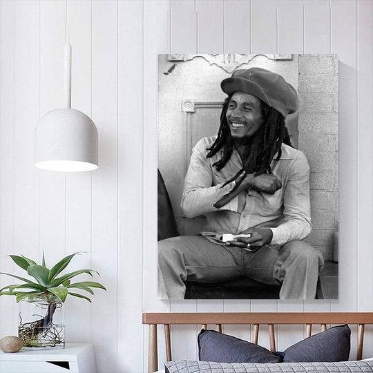 Bob Marley Music Poster Wall Art Home Decor