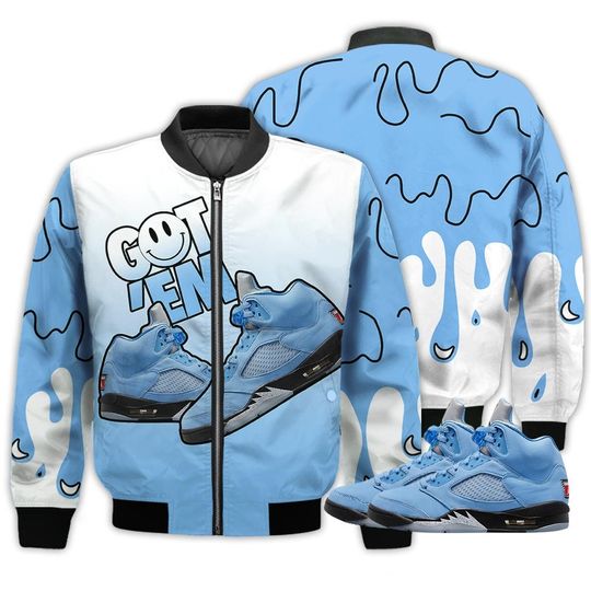 Dripping Got Em Shoes Shirt Match Retro University Blue 5s Tee