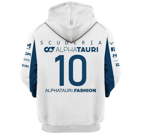 Alphatauri Hoodie 3D, Gasly Racing Team