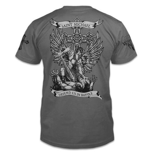 Saint Michael Defend Us 3D Tshirt