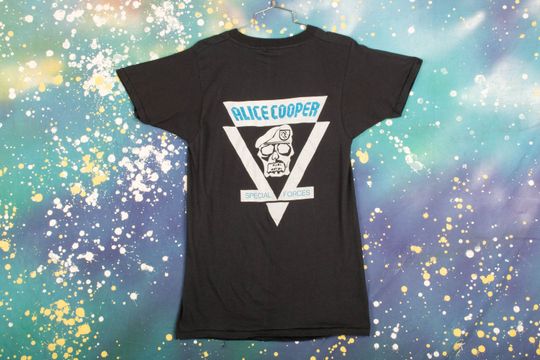 Vintage Alice Cooper 1981 Special Forces T-shirt