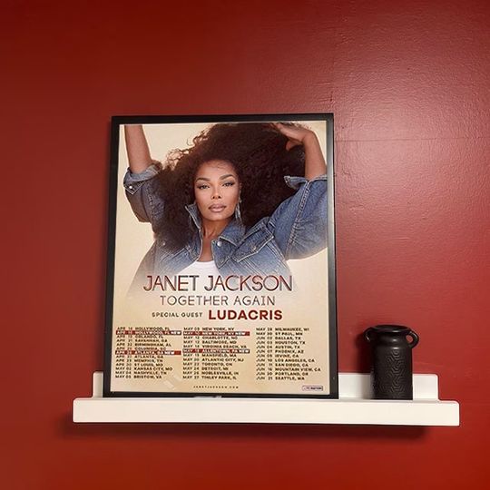 Janet Jackson Together Again Tour 2023 Poster