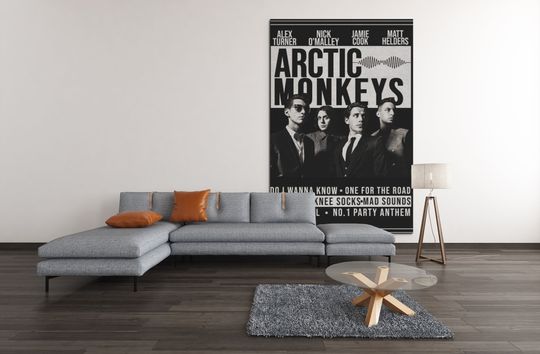 Arctic Monkeys Poster, Vintage Poster