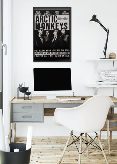 Arctic Monkeys Poster, Vintage Poster