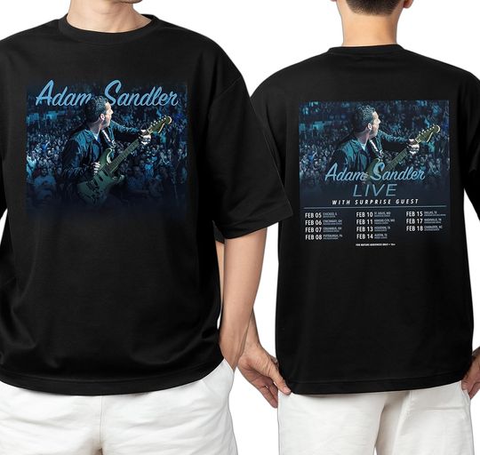 Adam Sandler Shirt Tour 2023 TShirt