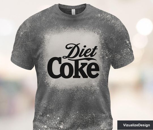 Diet Coke Bleached 3D T shirt