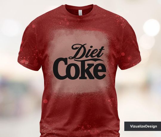 Diet Coke Bleached 3D T shirt