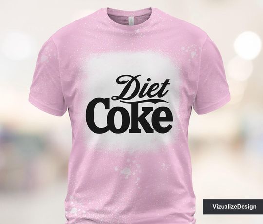 Diet Coke Bleached 3D T shirt