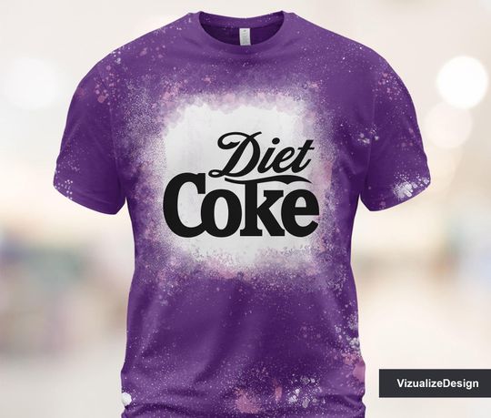 Diet Coke Bleached 3D T shirt