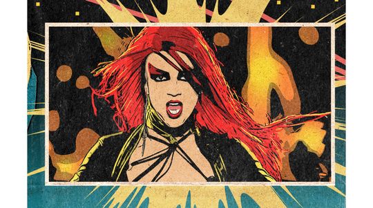 Britney Spears - Toxic Vintage Comic Cover Art Poster