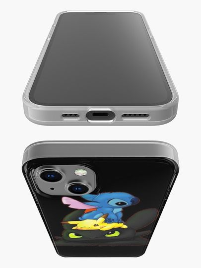 Chibi Stitch Pi-ka & Toothless iPhone Case