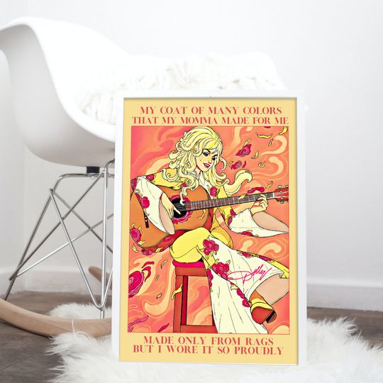 Dolly Parton Poster. Vintage Dolly Parton Poster
