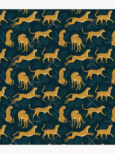 Night Cheetah Pattern Backpack