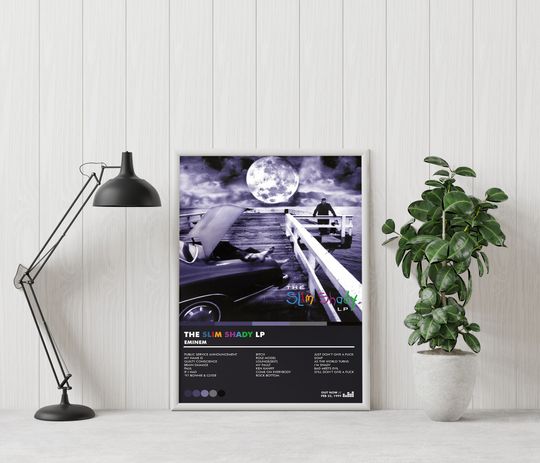 Eminem "The Slim Shady LP" Album Poster