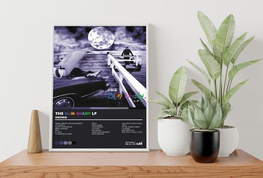Eminem "The Slim Shady LP" Album Poster