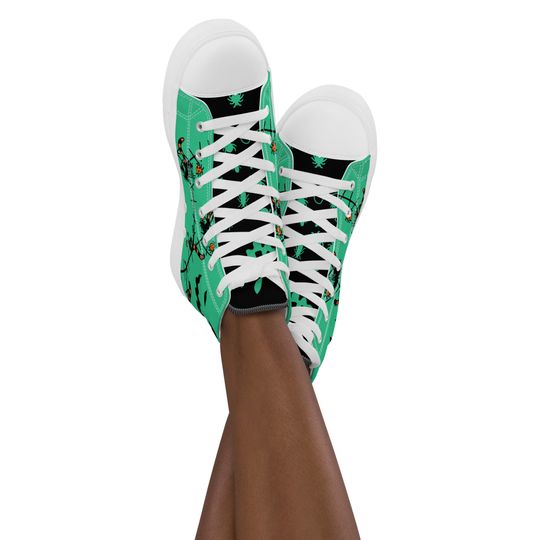 Womens Oogie Boogie High Top Sneakers