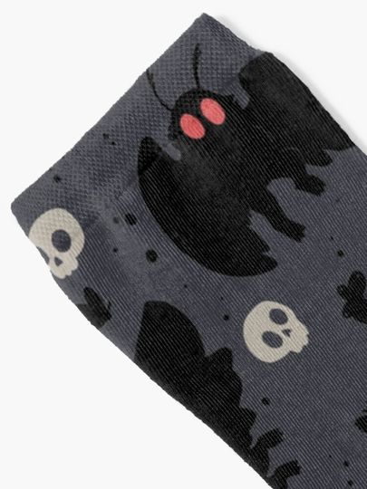 Mothman - Night Grey Socks