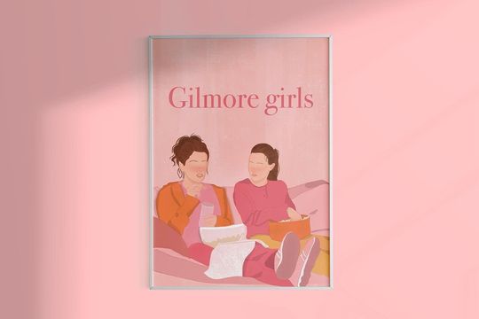 Gilmore girls tv show Illustration Poster