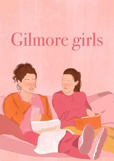 Gilmore girls tv show Illustration Poster