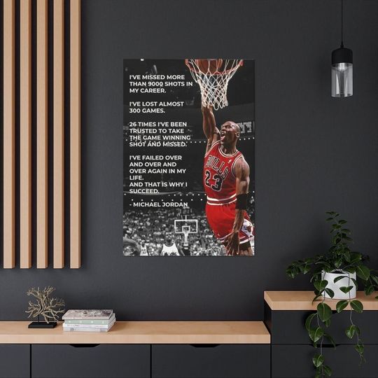 Michael Jordan Poster, Motivation Poster