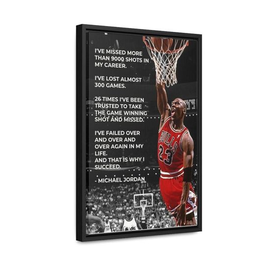 Michael Jordan Poster, Motivation Poster