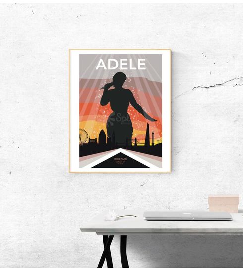 Adele BST Hyde Park Concert July 1 2022 - poster