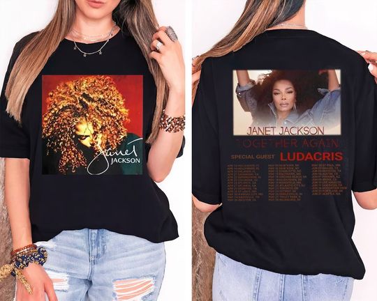 Janet Both Sides Shirt, Janet Jackson TogetherAgain Tour 2023 Shirt