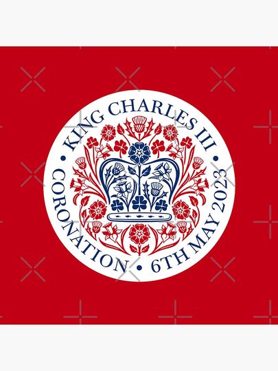 King Charles III Coronation Pin Button