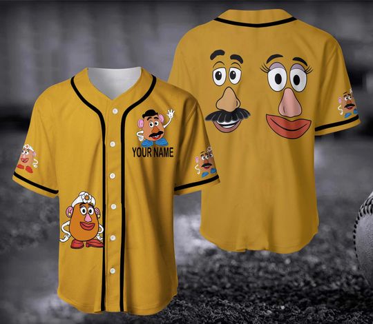 Mr and Mrs Potato Heads Baseball Jersey