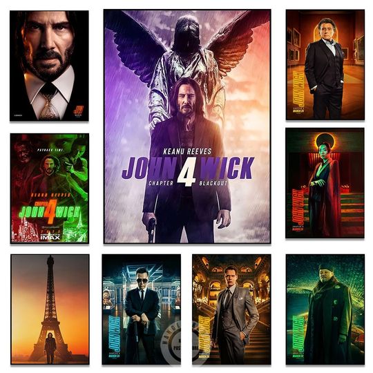 John Wick 4 Poster, John Wick: Chapter 4 Poster