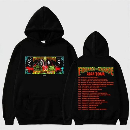 Rob Zombie & Alice Cooper Freaks On Parade Tour 2023 Shirt