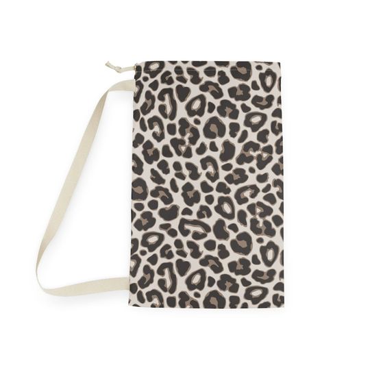 Personalized Laundry Bag Leopard