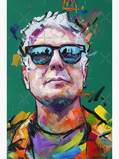 artist anthony bourdain Premium Matte Vertical Poster