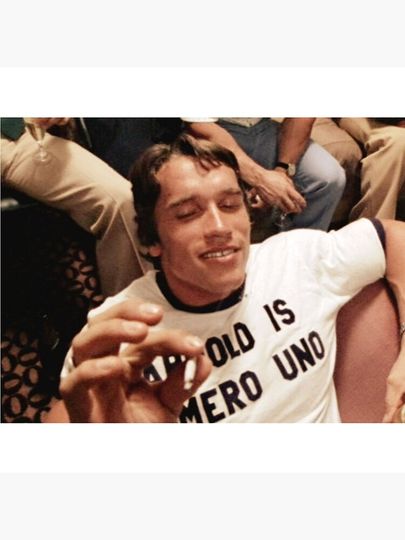 Arnold Is Numero Uno Iconic Poster