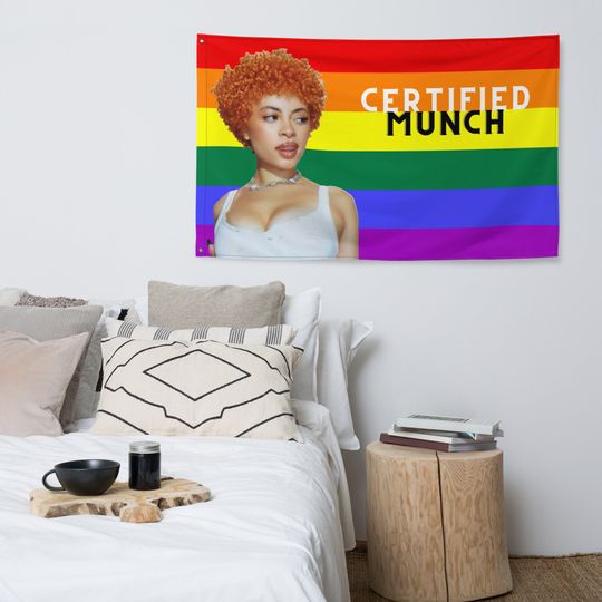Ice Spice Certified Munch Pride Tapestries