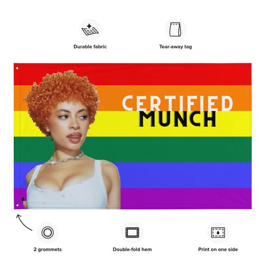 Ice Spice Certified Munch Pride Tapestries