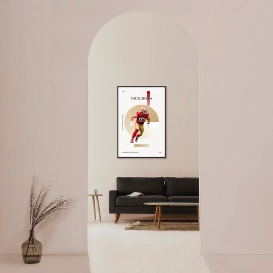 Nick Bosa Poster, S.an F.rancisco 49ers Poster