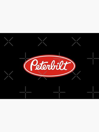 Peterbilt Truck Racing Logo Bath Mat