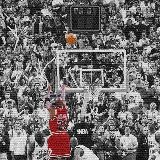 Michael Jordan Last Shot Tapestry,  Basketball Tapestry