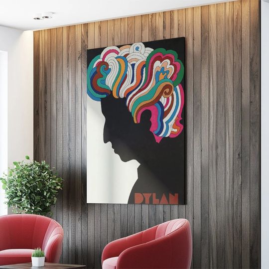 1966 Milton Glaser Bob Dylan Poster