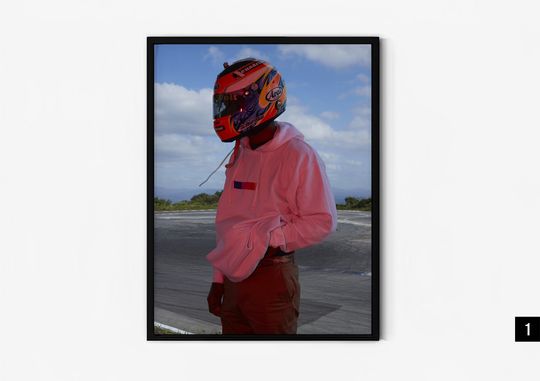 Frank Ocean blond music artist poster