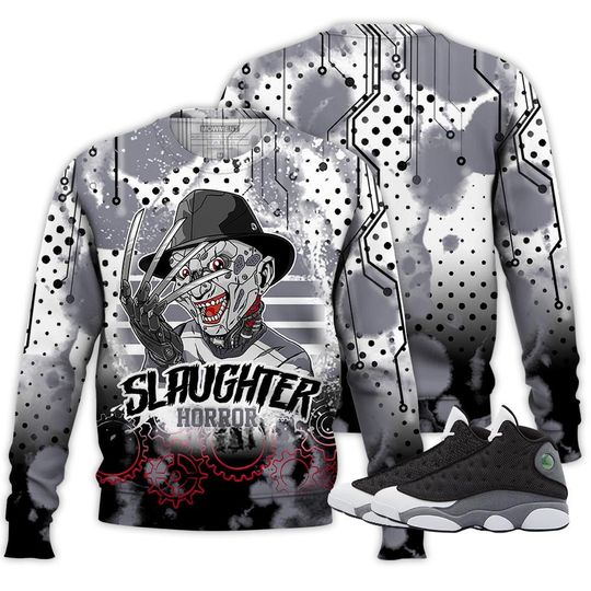 Slaughter To prevail Sneaker Shirt Match Black Flint 13s Tee