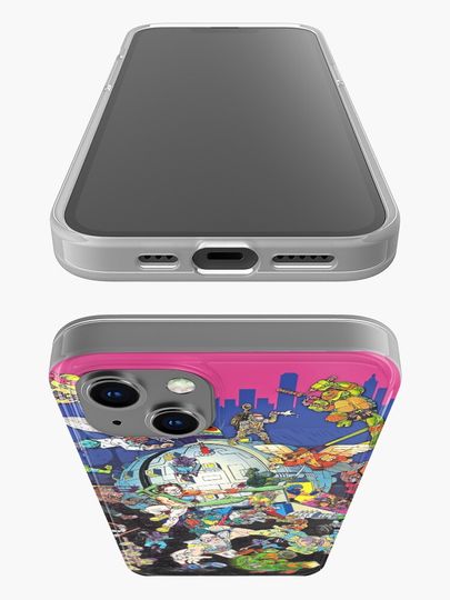 Vintage Ninja Turtles Pizza Classic Art iPhone Case