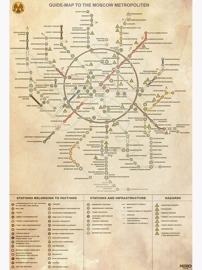 Metro 2033 Premium Matte Vertical Poster