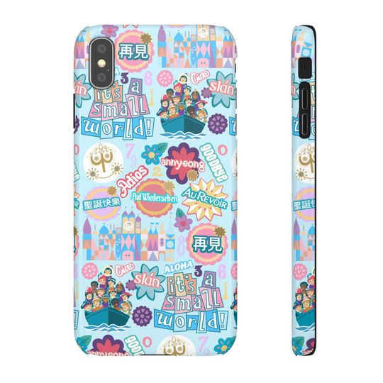 Disney Inspired iPhone Case - Its a Small World | Disney Phone Accessories